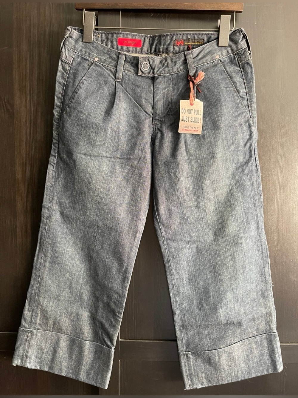 NWT New With Tags AG Adriano Goldschmied Jeans “The Ginger” 28R Capri Cropped